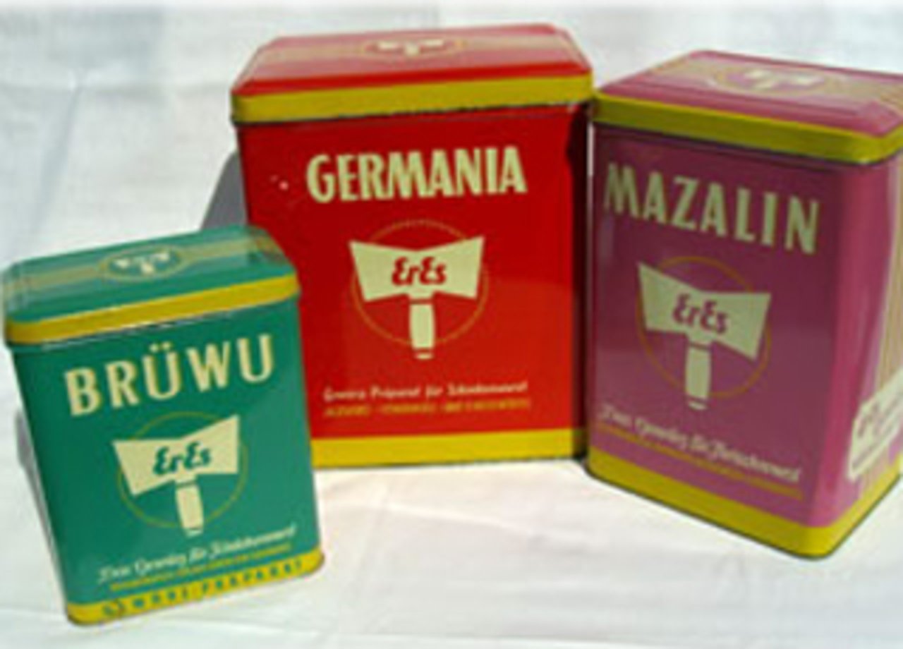 Gewürze und Hilfsmittel historische Verpackungen
