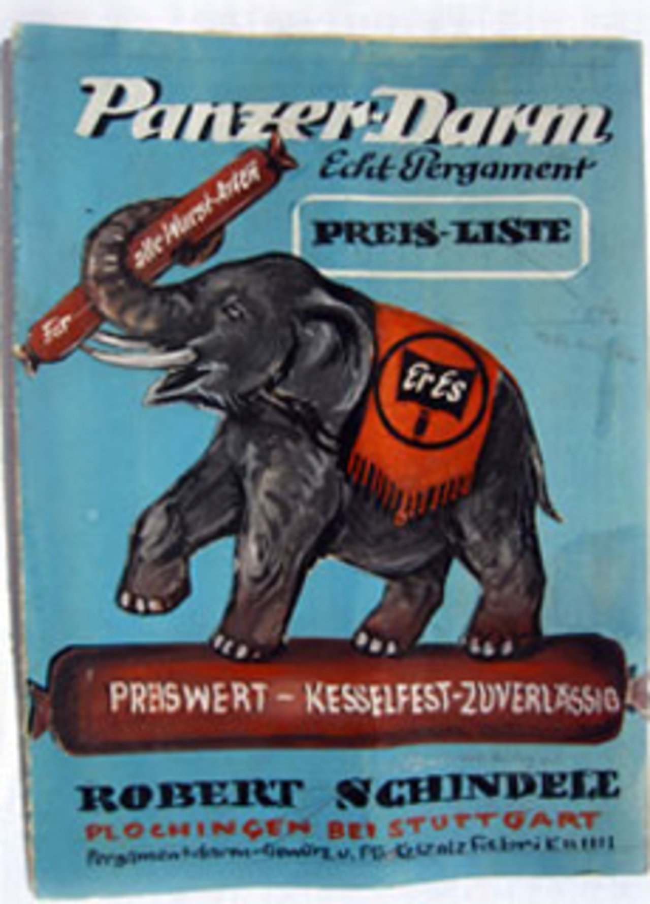 Panzerdärme historische Verpackung