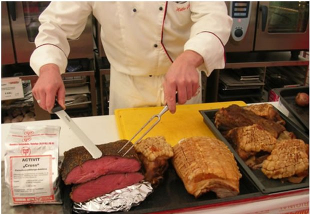 Roastbeef wie man es sich wünscht.